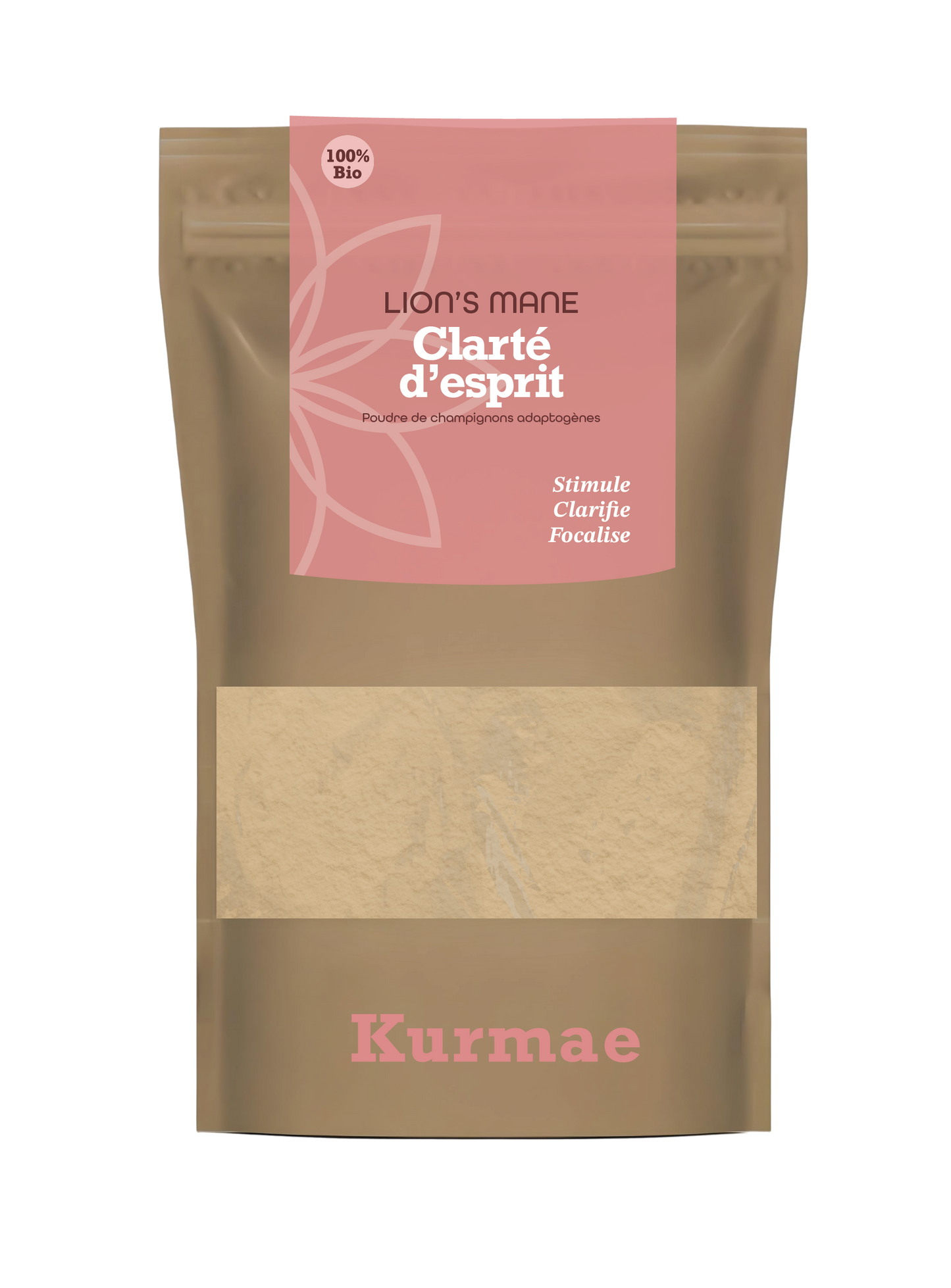 Lion's Mane -Clarté d'Ésprit - Extrait de poudre bio 30%