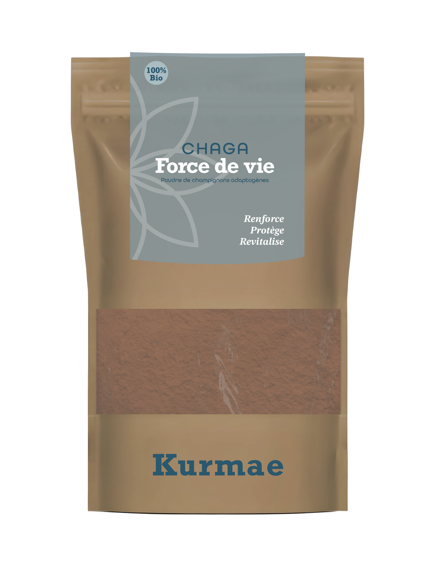 Chaga - Force de Vie - Extrait de poudre Chaga bio 30%
