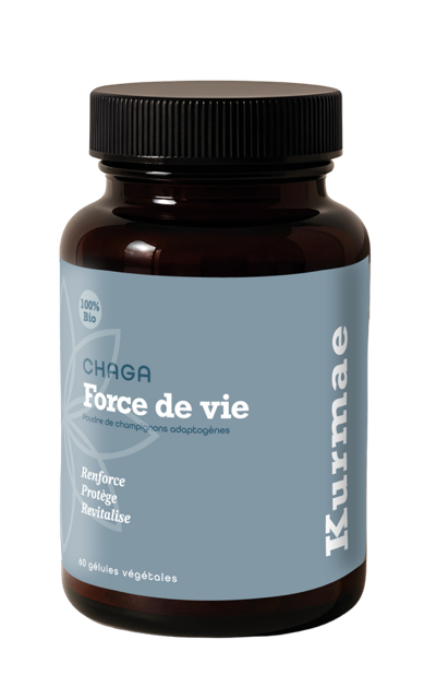 Chaga - Force de Vie - Gélules Premium Organic 30%